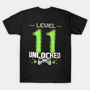 Level 11 Video 11th Birthday T-Shirt